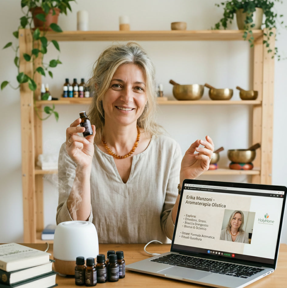 Aromaterapia e Oli Essenziali – Consulenza Online con Erika Manzoni